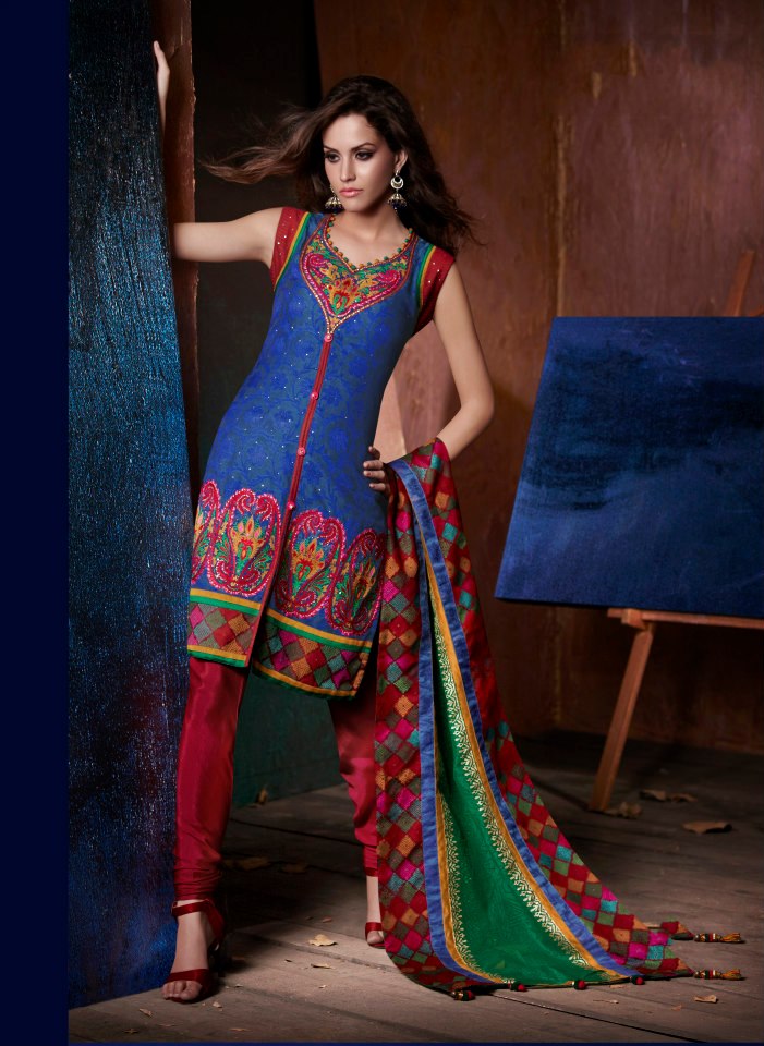 Asian Fashion Indian Salwar Kameez Design For Girls